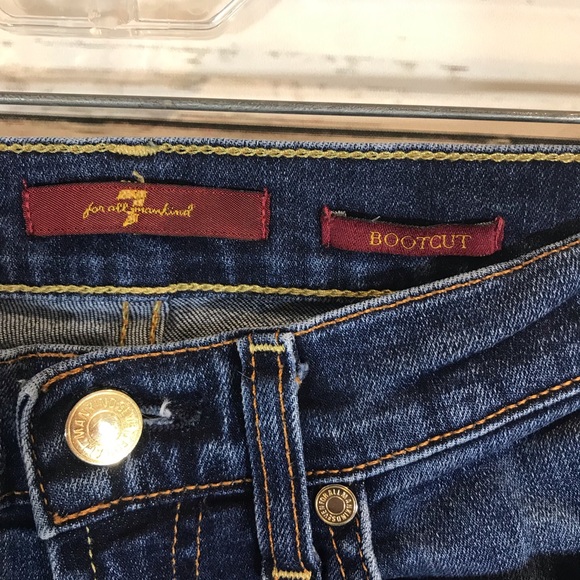 7FAM Bootcut Jeans 25 - Picture 4 of 8